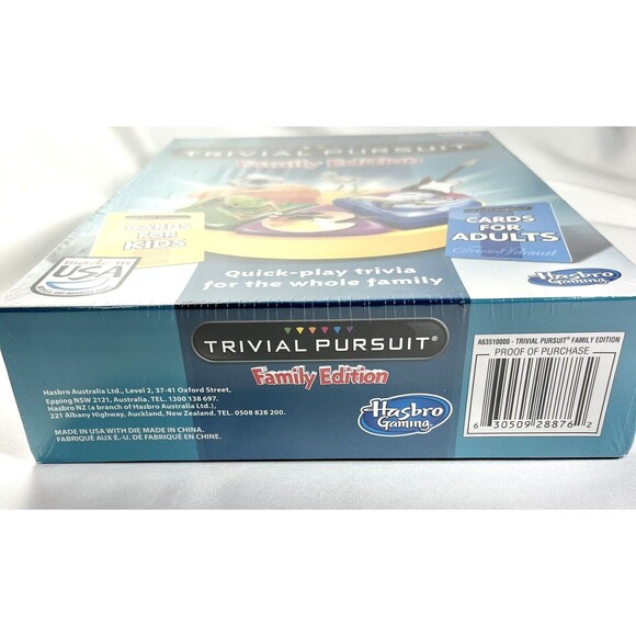 Trivial Pursuit Family Edition Board Game Trivia Quick Play Version 2013 Hasbro - Picture 2 of 11